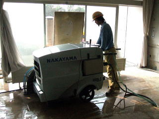 電動コンクリートカッター施工事例④